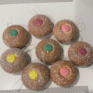 Colorful Donut-Shaped Ornaments